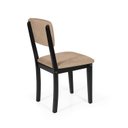 Ver imagem 5 de Mesa de Jantar Redonda Montreal Noronha com 4 Cadeiras Estofadas Ella Preto/marrom Claro