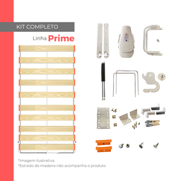 Kit Ferragens Cama Retrátil de Parede Solteiro Vertical - 7