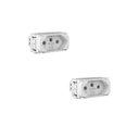 Ver imagem 1 de Kit 2 Modulos Tomada de Energia 2p+t 20a 250v Weg Composé Branco