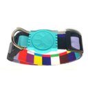 Ver imagem 5 de Coleira Seda 25mm Quadriculado Colorido (32cm49cm)