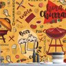 Adesivo Painel Cozinha Churrasco Churrasqueira Cerveja M143 - 1