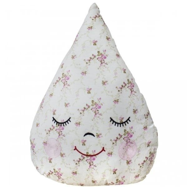 Almofada Decorativa Gotinha - Floral Rosa - 1