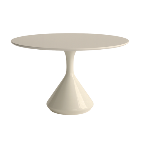Mesa de Jantar Cone Lamp Redonda Laca - 110cm