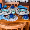 Ver imagem 6 de Jogo Pratos Porcelana Rasos Lola 24cm 6 Peças Oxford Biona