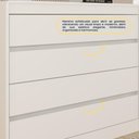 Ver imagem 6 de Cômoda CR35475 4 Gavetas MDF Corrediças Telescópicas Branco Multimóveis