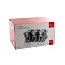 Ver imagem 1 de Porta Temperos E Condimentos Suporte Carruagem 6 Potes Vidro