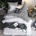 Ver imagem 1 de Jogo de Cama Casal Super King 7 Peças Love Edredom e Almofada