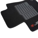 Ver imagem 6 de Tapete Carpete Corolla Cross 2021 À 2025 Preto Logo Bordado Jogo 5 Peças Automotivo