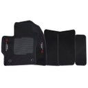 Ver imagem 2 de Tapete Carpete Corolla Cross 2021 À 2025 Preto Logo Bordado Jogo 5 Peças Automotivo