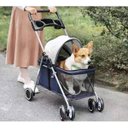 Ver imagem 3 de Carrinho Cachorro Gato Cao Pet Passeio Ar Livre Animal de Estimaçao Caminhada Lazer Shopping Restaur