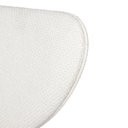 Ver imagem 5 de Banqueta Alta Estofada para Bancada e Cozinha Decorativa Alto Conforto Vitta Preto/Linho Off White