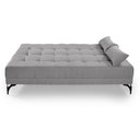 Ver imagem 6 de Sofá Cama Solteiro Nevada Reclinavel Revestimento Linho Pes em Ferro