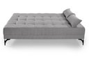 Ver imagem 6 de Sofá Cama Solteiro Nevada Reclinavel Revestimento Linho Pes em Ferro