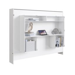 Cama Articulável Casal Latino Vira Mesa de Trabalho Branco Ce140 Art In Móveis - 4