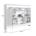 Ver imagem 7 de Cama Articulável Casal Horizontal com Mesa de Trabalho CE140 Branco Art In Móveis