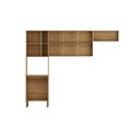 Ver imagem 4 de Cozinha Compacta 3 Peças 6 Portas 100% MDF sem Balcão Vert Plus Freijó/ Preto