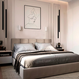 Kit 3 Módulos Cabeceiras de Cama Box Solteiro Estofada Modulada 90x40cm - 2