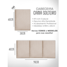 Kit 3 Módulos Cabeceiras de Cama Box Solteiro Estofada Modulada 90x40cm - 8