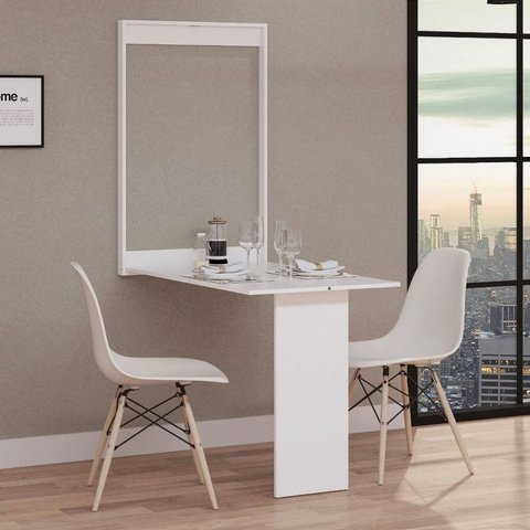 Mesa Dobrável Retrátil de Parede 100x64