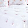 Colcha Casal Queen Coleção Borboletas 03 Pçs Branco/Vermelho - 2