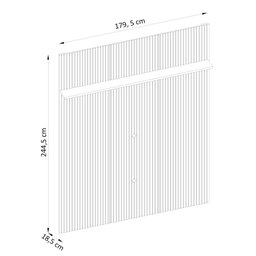 Painel Piso-teto New Interlagos Off White Madetec - 2
