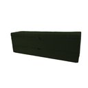 Ver imagem 2 de Recamier Puff Baú Sapateira com Gaveta 1,38cm para Cama Box Padrão - Preto