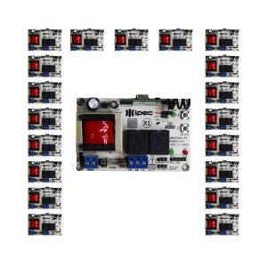 Kit com 20 Peças da Central de Comando X1 Basic - Ipec