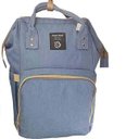 Ver imagem 1 de Bolsa Mochila Maternidade Mamãe Bebê Impermeável Azul