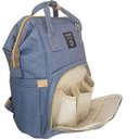 Ver imagem 4 de Bolsa Mochila Maternidade Mamãe Bebê Impermeável Azul
