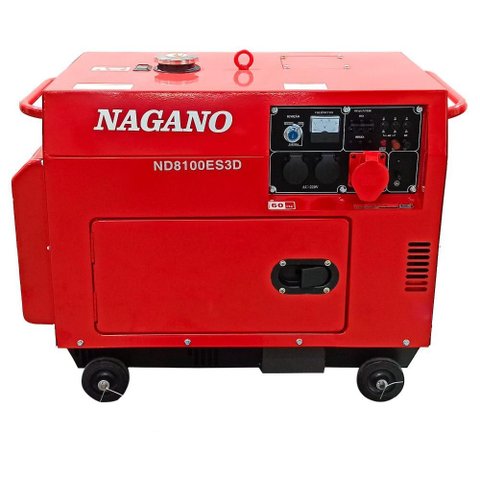 Gerador de Energia a Diesel 8kva Trifásico 220v380v Silenciado Partida Elétrica