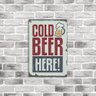 Placa Decorativa em MDF Cold Beer Here 20x30 - 2