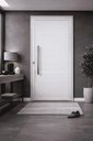 Ver imagem 2 de Porta de Giro Alumínio Branco Lambril c/Puxador 80cm Maxx - 210x80 - Direita