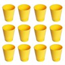 Ver imagem 1 de Conjunto De Copo Fresc Vemplast 350Ml 12 Peças Amarelo