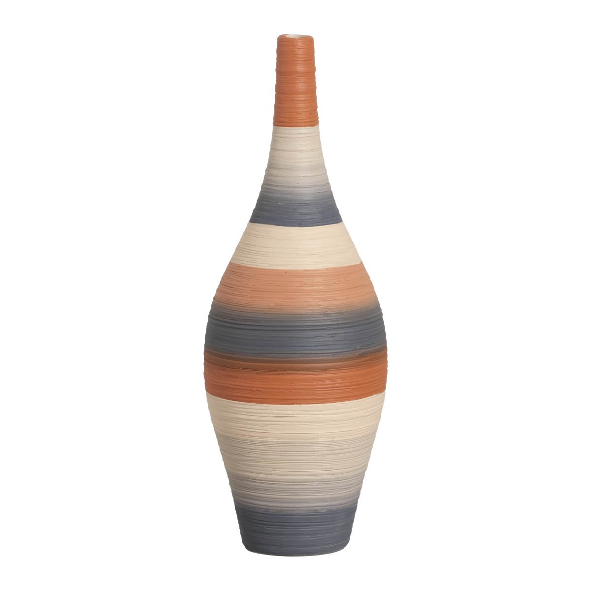 Vasos Decorativos de Cerâmica Trio de Garrafas Styllo Falésias Joelma Decorações - 2