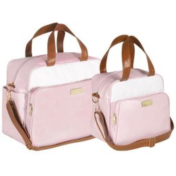 Kit Bolsas Maternidade Rosa Candy Plike Baby Fxbrs - 1