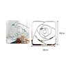 Kit Espelho Decorativo Acrílico Flor 30x30cm 4 Peças - 4