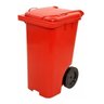 Lixeira Grande Contentor de Lixo com Rodas 240 Litros Vm Cor:verde - 6