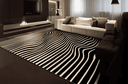 Ver imagem 1 de Tapete Rayza Marbella Cyclone Black Dunas 0.60m X 1.20m