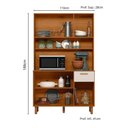 Ver imagem 5 de Kit Cozinha New Livia 6 Portas 1 Gaveta MDF-MDP 110cm Pallazio