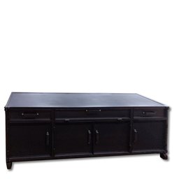 Rack para Tv Manhattan - Estilo Industrial em Ferro Seu Bento Mobilia 140cm L - 1