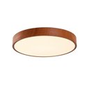 Ver imagem 5 de Plafon Moderno Sobrepor Oris 40cm Led 3000k Imbuia Nordecor