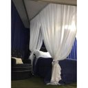 Ver imagem 1 de Mosquiteiro De Teto Solteiro 100X200X280Cm Branco