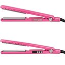 Ver imagem 2 de Prancha de Cabelo Pró Titanium Placas Titânio 230°C Infravermelho Rosa Aquilae Bivolt