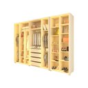 Ver imagem 5 de Guarda-Roupa Modulado Reflecta Innova 8 Portas 341,4cm x 240cm Mod 014 100% MDF Bege/Off White