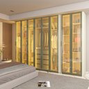 Ver imagem 1 de Guarda-Roupa Modulado Reflecta Innova 8 Portas 341,4cm x 240cm Mod 014 100% MDF Bege/Off White