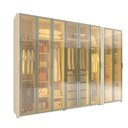 Ver imagem 3 de Guarda-Roupa Modulado Reflecta Innova 8 Portas 341,4cm x 240cm Mod 014 100% MDF Bege/Off White