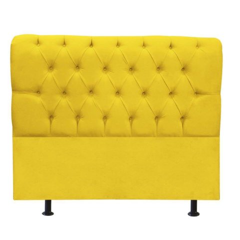Cabeceira para Cama Box Casal 1,40 Cm Paris - House Amarelo