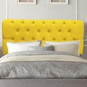 Ver imagem 3 de Cabeceira para Cama Box Casal 1,40 Cm Paris - House Amarelo
