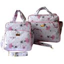 Ver imagem 2 de Kit Bolsa Maternidade 3 Peças Menina Passeio Enxoval - Mamãe