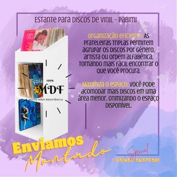 Estante para 330 Discos Lps Vinil - 7